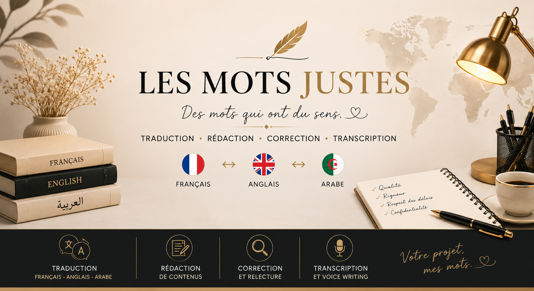 Les mots justes Les mots justes