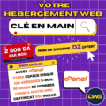 🚀 Hébergement cPanel avec domaine .dz inclus