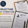 Relecture et correction de rapports et de CV