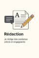 Je rédige vos articles, fiches produits ou publications web