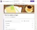 Réalisations des formulaires sur google forms